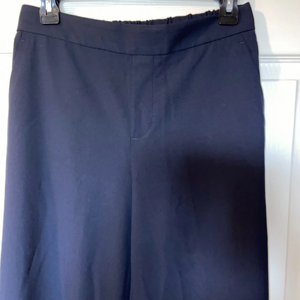 Banana Republic Wide Leg Hayden Pant, Navy, Size 4 Petite - Picture 4 of 6